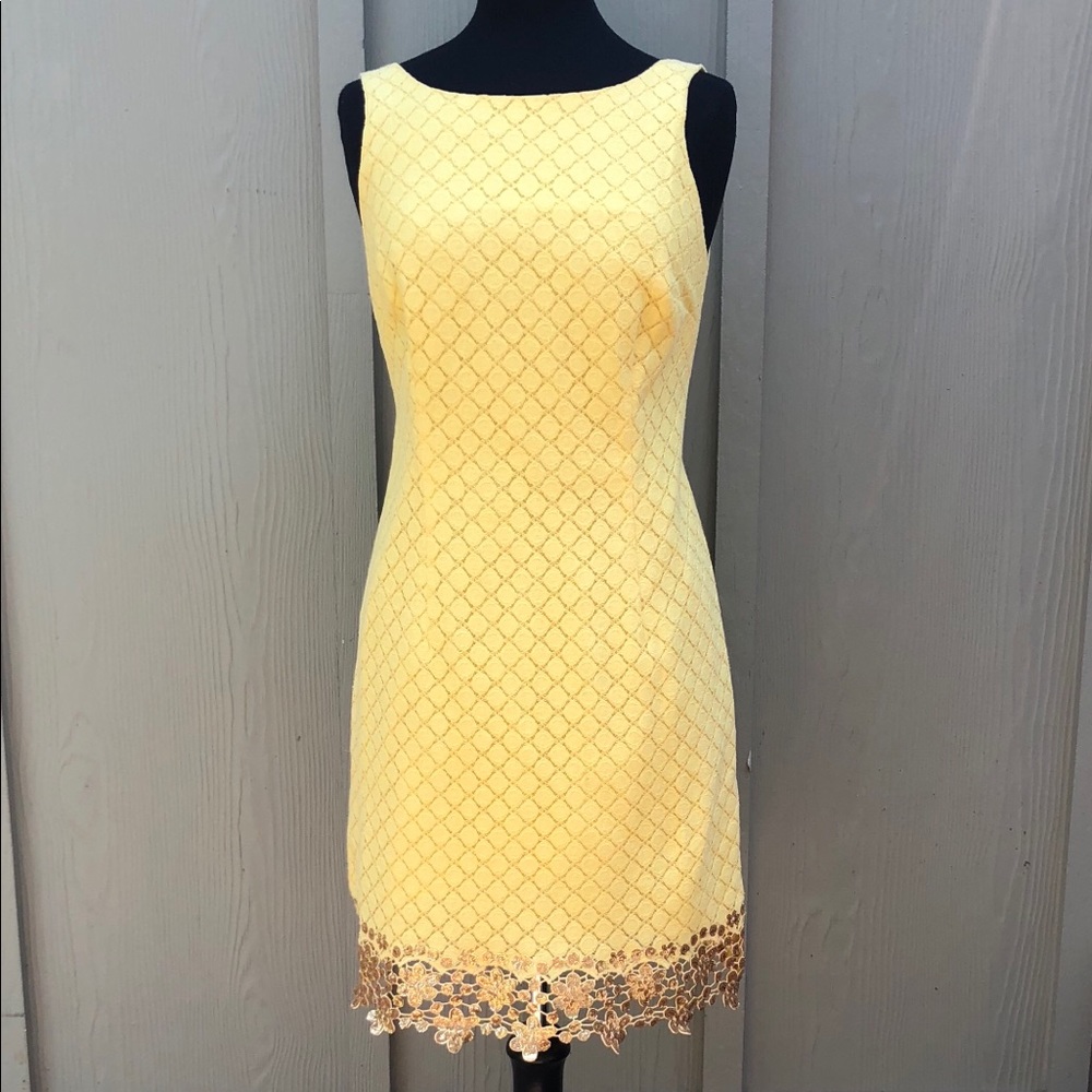 Lilly Pulitzer Yellow Dress